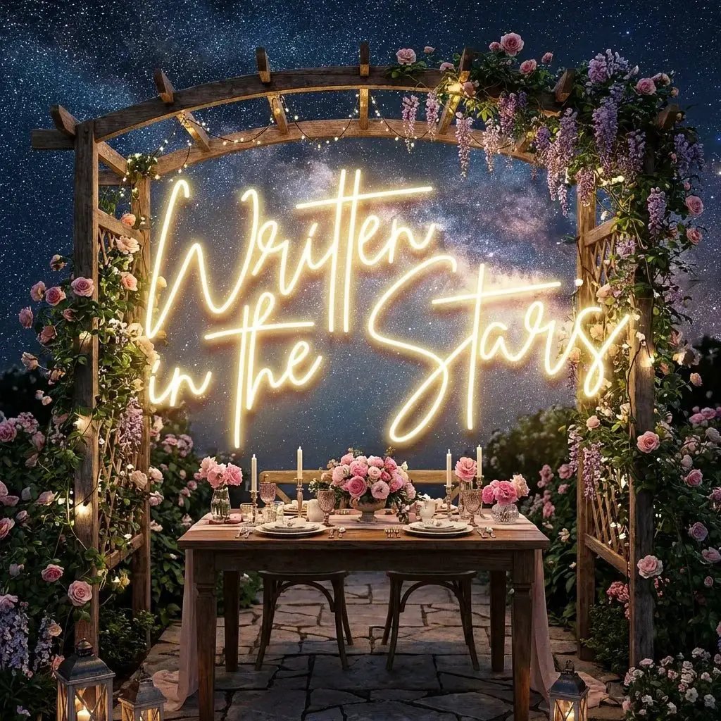 Written In The Stars Led Neon Sign Light