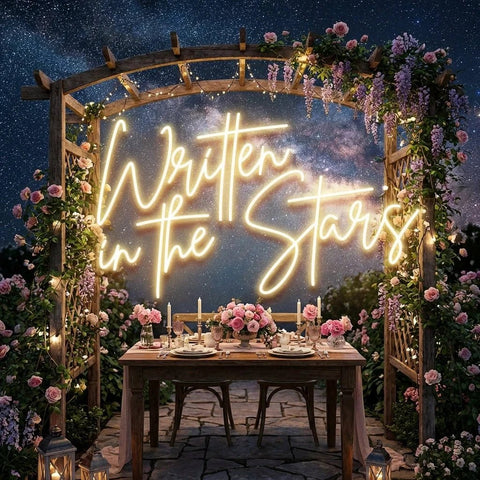 Written In The Stars Led Neon Sign Light