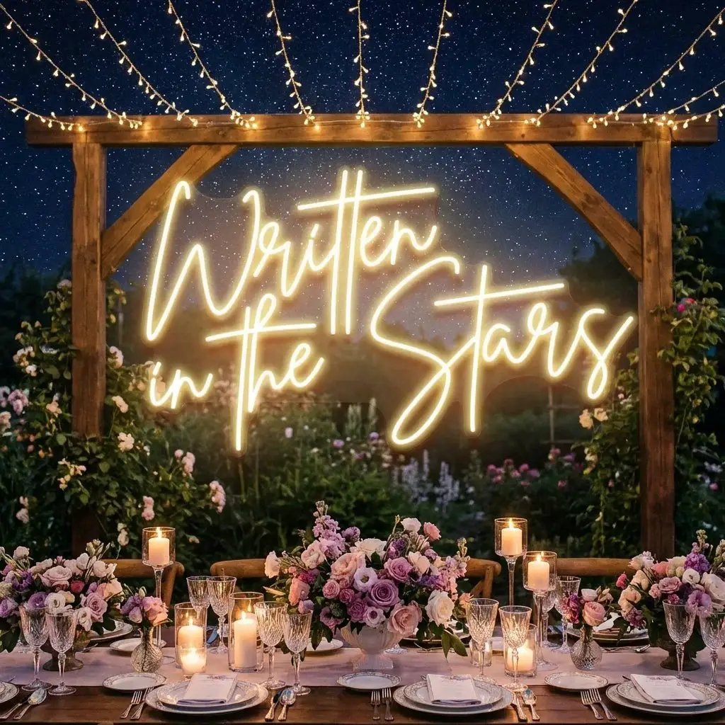 Written In The Stars Led Neon Sign Light