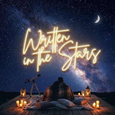 Written In The Stars Led Neon Sign Light