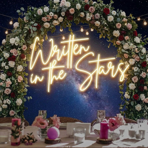 Written In The Stars Led Neon Sign Light