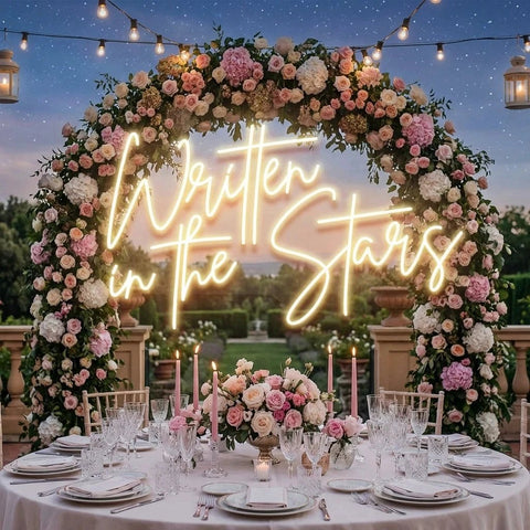 Written In The Stars Led Neon Sign Light