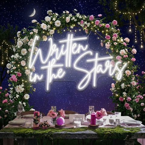Written In The Stars Led Neon Sign Light