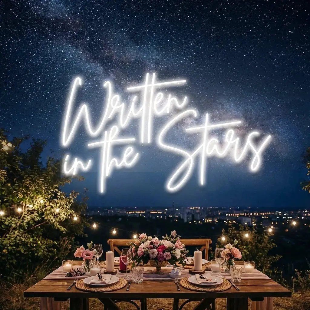 Written In The Stars Led Neon Sign Light