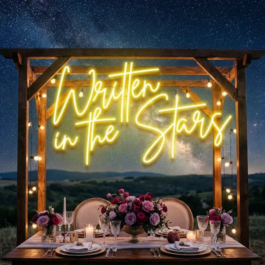 Written In The Stars Led Neon Sign Light
