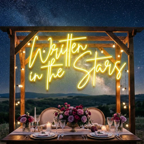 Written In The Stars Led Neon Sign Light