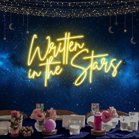 Written In The Stars Led Neon Sign Light