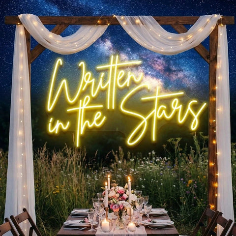 Written In The Stars Led Neon Sign Light