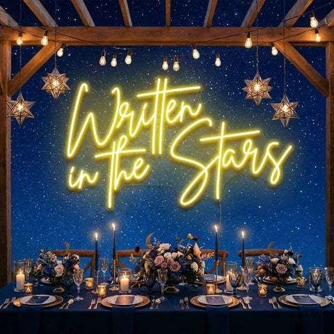 Written In The Stars Led Neon Sign Light