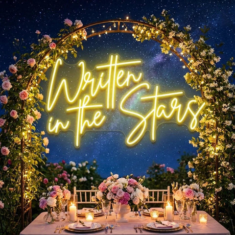 Written In The Stars Led Neon Sign Light