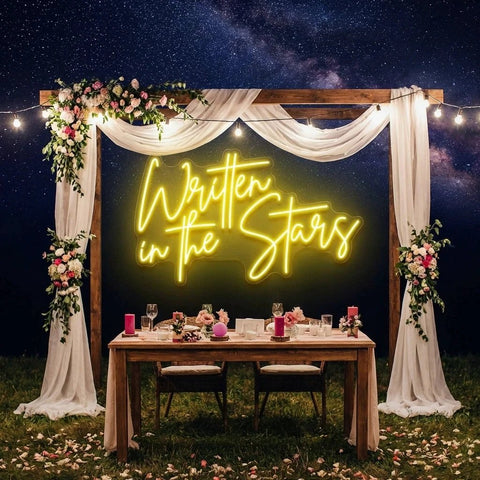 Written In The Stars Led Neon Sign Light