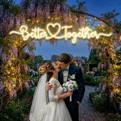 Better Together 3 Wedding Led Neon Sign Light