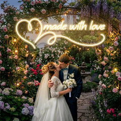 Made With Love Wedding Led Neon Sign Light
