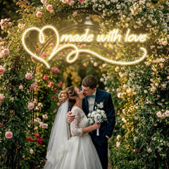Made With Love Wedding Led Neon Sign Light