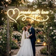 Made With Love Wedding Led Neon Sign Light