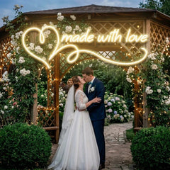 Made With Love Wedding Led Neon Sign Light
