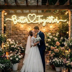 Better Together 3 Wedding Led Neon Sign Light