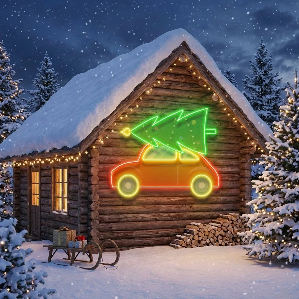 Xmas Is Coming Art Work Led Neon Sign Light