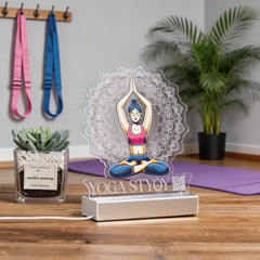 Personalized Yoga Night Light For Yoga Studio SGTN023