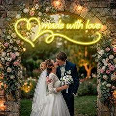 Made With Love Wedding Led Neon Sign Light