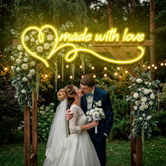 Made With Love Wedding Led Neon Sign Light