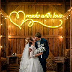 Made With Love Wedding Led Neon Sign Light