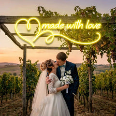 Made With Love Wedding Led Neon Sign Light