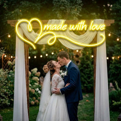 Made With Love Wedding Led Neon Sign Light