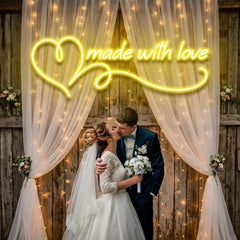 Made With Love Wedding Led Neon Sign Light