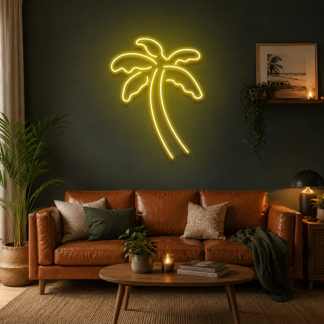 Palm Tree Led Neon Sign Light