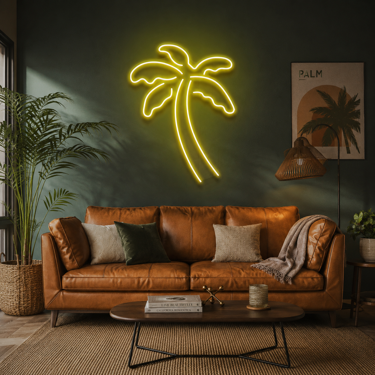 Palm Tree Led Neon Sign Light