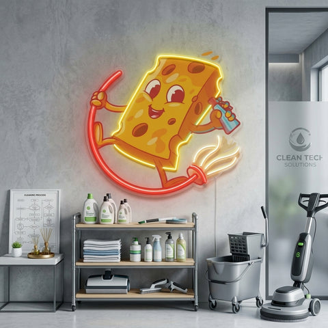 Yellow Sponge LED Neon Sign Light Pop Art