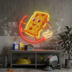 Yellow Sponge LED Neon Sign Light Pop Art