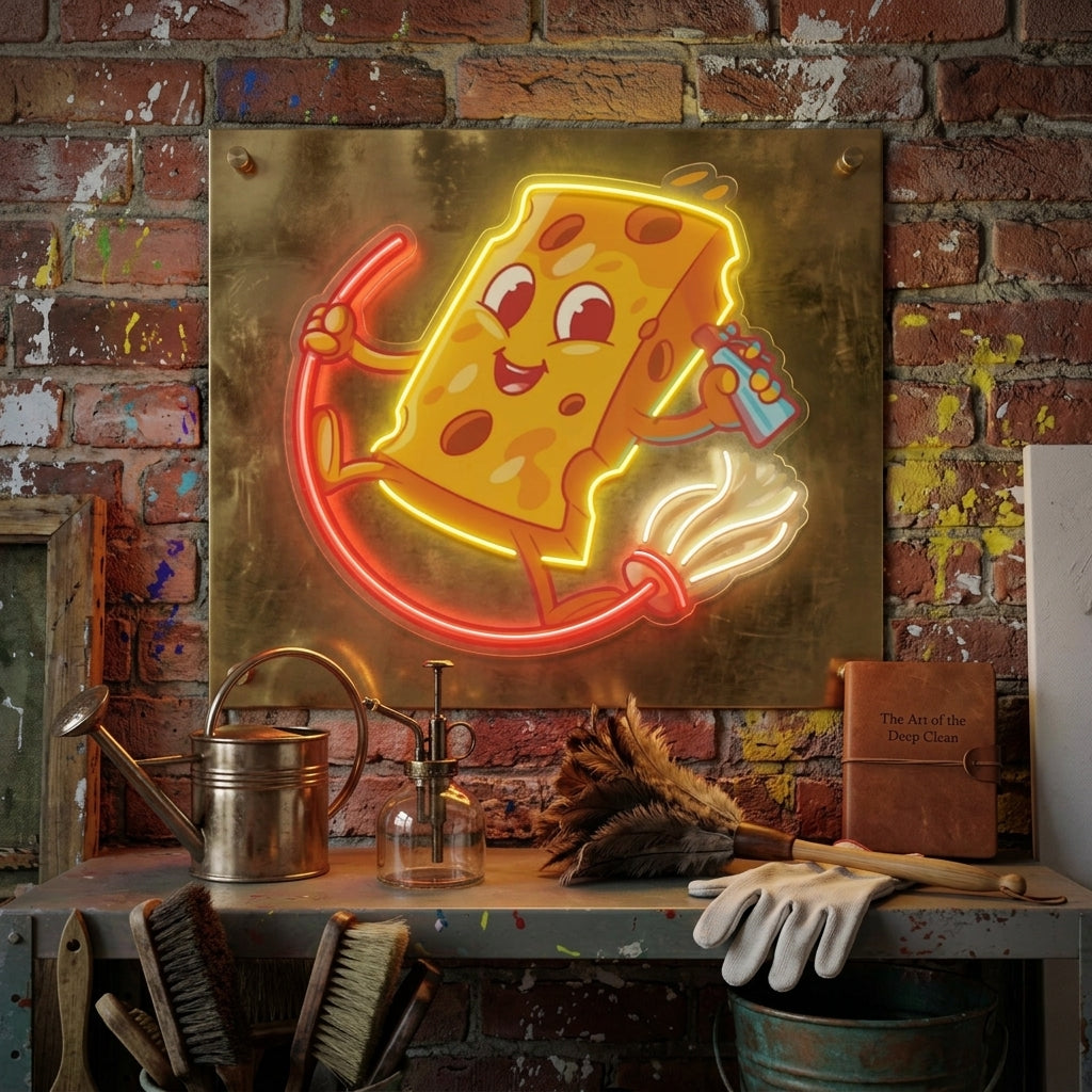 Yellow Sponge LED Neon Sign Light Pop Art