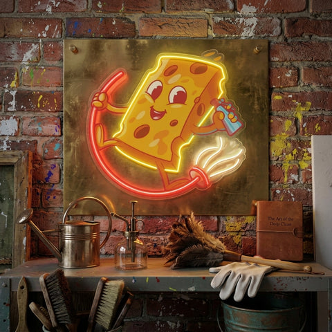 Yellow Sponge LED Neon Sign Light Pop Art