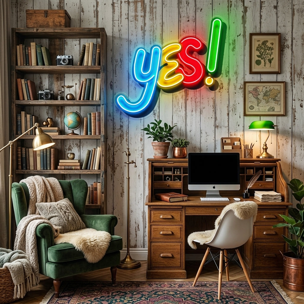 Yes Sign LED Neon Sign Light Pop Art