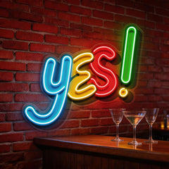Yes Sign LED Neon Sign Light Pop Art
