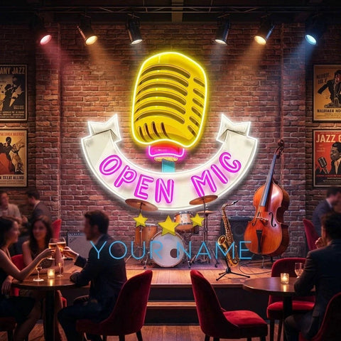 Podcast LED Neon Light - Custom Design for Studio Decoration