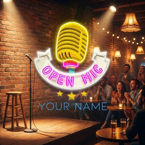 Podcast LED Neon Light - Custom Design for Studio Decoration