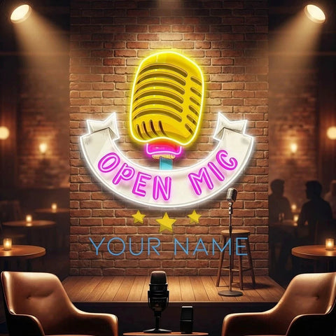 Podcast LED Neon Light - Custom Design for Studio Decoration
