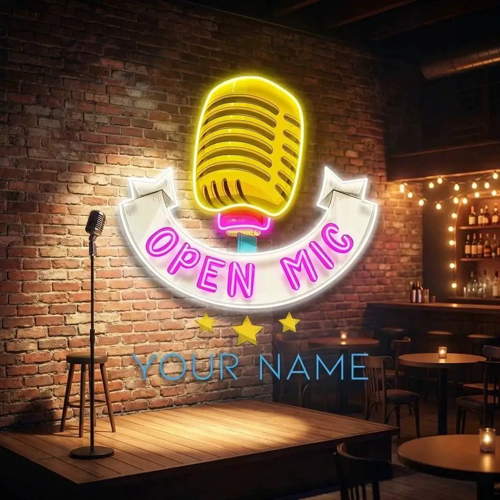 Podcast LED Neon Light - Custom Design for Studio Decoration