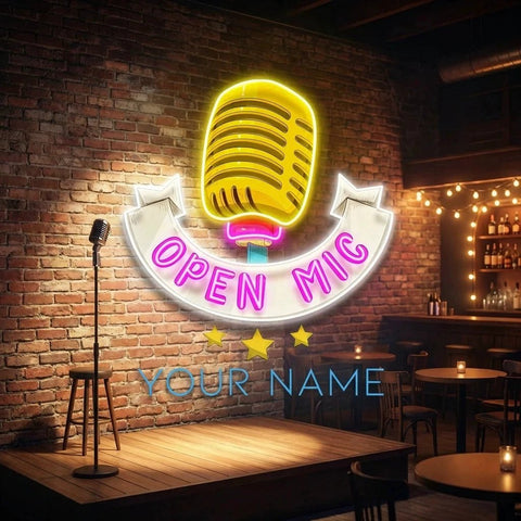 Podcast LED Neon Light - Custom Design for Studio Decoration