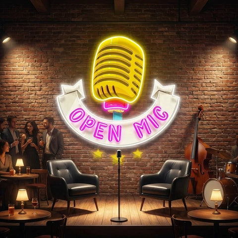 Podcast LED Neon Light - Custom Design for Studio Decoration