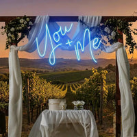 You And Me Led Neon Sign Light