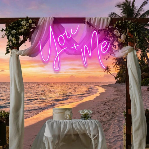 You And Me Led Neon Sign Light