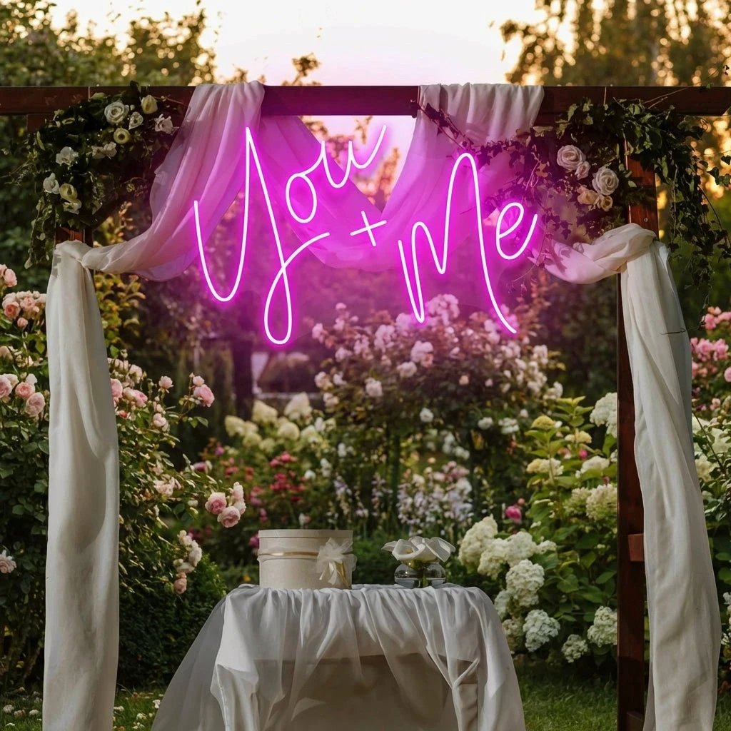 You And Me Led Neon Sign Light