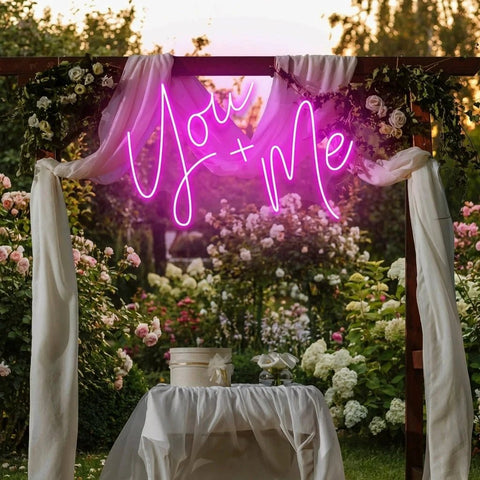 You And Me Led Neon Sign Light