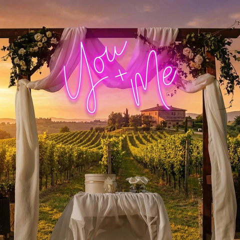 You And Me Led Neon Sign Light