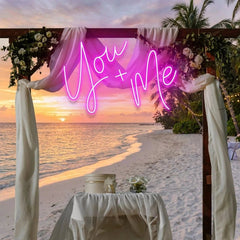 You And Me Led Neon Sign Light