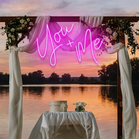 You And Me Led Neon Sign Light
